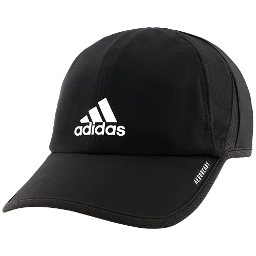 Gorra deportiva de ajuste relajado Superlite de adidas para hombre, color negro, talla única