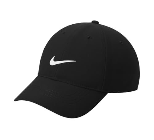 Gorra de golf Nike Standard, negra, ajustable