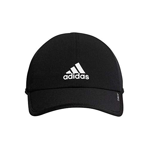 Gorra deportiva de ajuste relajado Superlite de adidas para hombre, color negro, talla única