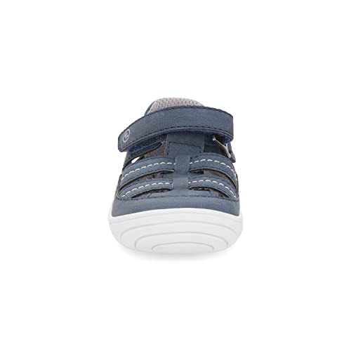 Sandalia unisex para bebé Stride Rite 360 ​​Amos 3.0, azul marino, talla 6 para bebés en EE. UU.