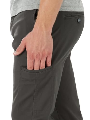 Pantalón cargo de lona Extreme Motion de Lee para hombre, color Shadow, 38 ancho x 34 largo