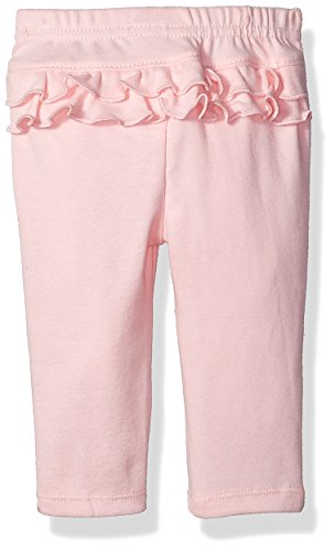 Conjunto de 6 piezas de monos (manga corta y manga larga) y pantalones para niñas pequeñas de Simple Joys by Carter, multicolor, lunares, flores, corazones y tortuga, de 6 a 9 meses