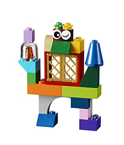 LEGO Classic Large Creative Brick Box Building Set, Toy Storage Solution for Home or Classrooms, Creative Toy for Back to School, Interactive Building Toy for Kids, Boys and Girls Ages 4 and Up, 10698