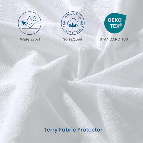 Inofia Twin XL Mattress 12 inch Hybrid Twin XL Size Mattress Cool Bed with Waterproof Rayon Mattress Protector Included