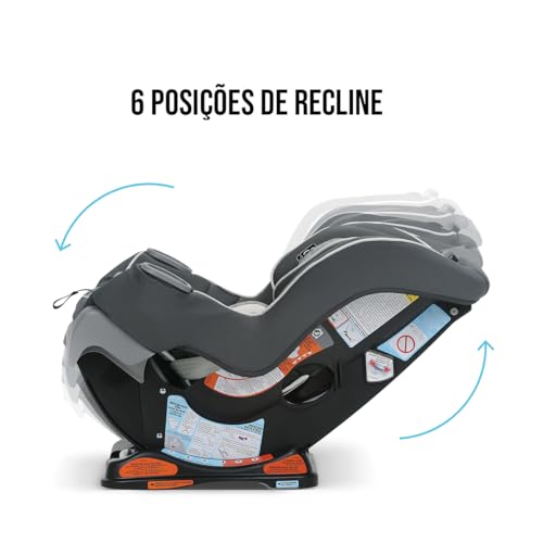 Asiento convertible para automóvil Graco Extend2Fit, orientado hacia atrás y hacia adelante, opción de asiento extendido orientado hacia atrás, Redmond, ideal para recién nacidos, bebés y niños pequeños