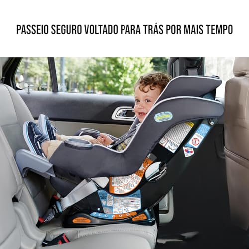 Asiento convertible para automóvil Graco Extend2Fit, orientado hacia atrás y hacia adelante, opción de asiento extendido orientado hacia atrás, Redmond, ideal para recién nacidos, bebés y niños pequeños