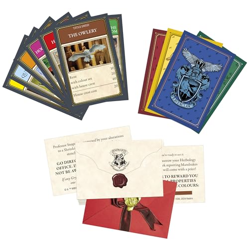 Juego de mesa Monopoly edición Harry Potter | Una aventura mágica en Hogwarts | A partir de 8 años | De 2 a 6 jugadores | Juegos familiares | Regalos para niños y adultos