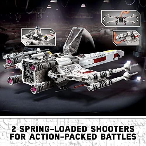 LEGO Star Wars Luke Skywalker's X-Wing Fighter 75301 - Juego de construcción - Minifigura de la princesa Leia, figura del droide R2-D2, nave espacial Jedi de las películas de la trilogía clásica, gran regalo para niños, niñas y niños