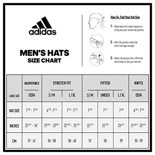 adidas Men's Superlite Relaxed Fit Performance Hat, Black, One Size