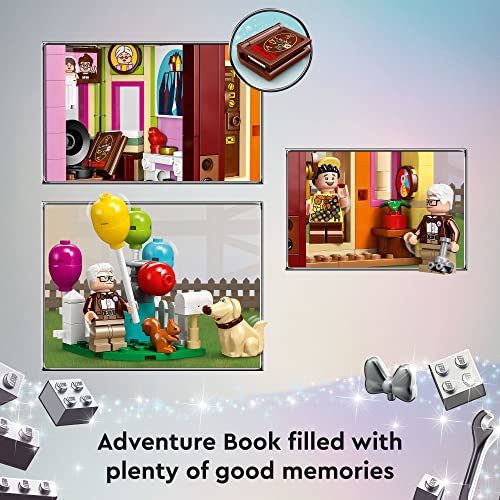 LEGO Disney and Pixar ‘Up’ House Disney 100 Celebration Classic Building Toy Set for Kids and Movie Fans Ages 9 and Up, A Fun Gift for Disney Fans and Anyone Who Loves Creative Play, 43217