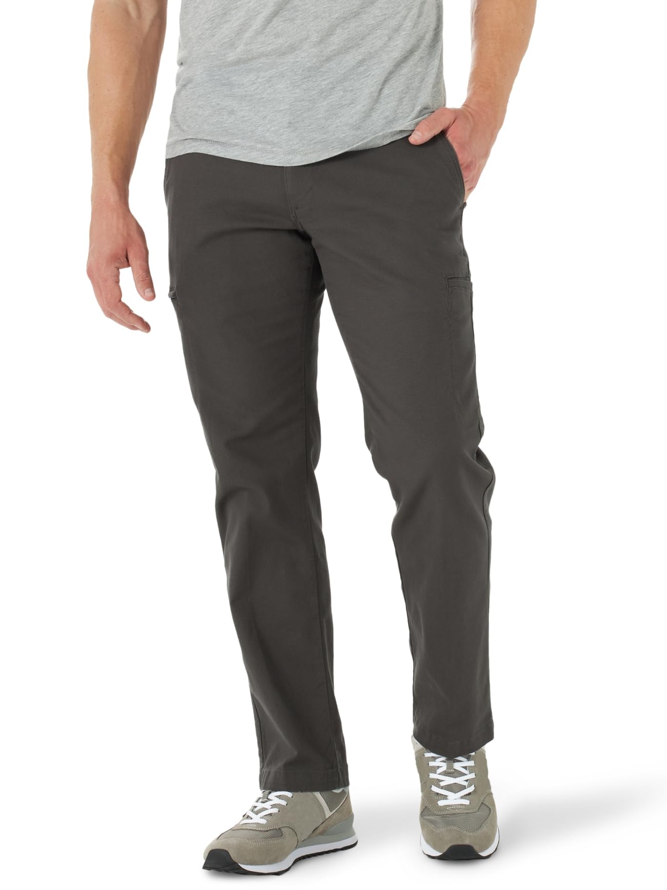 Pantalón cargo de lona Extreme Motion de Lee para hombre, color Shadow, 38 ancho x 34 largo