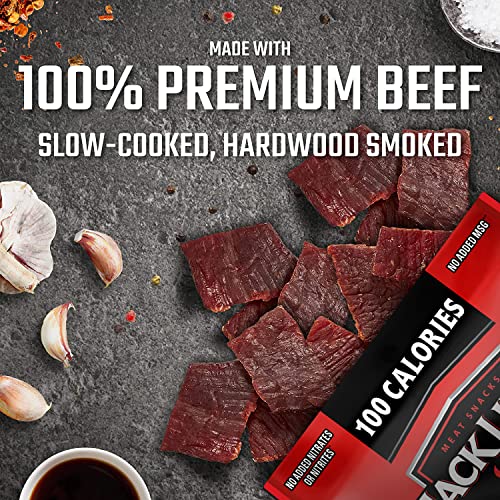 Paquete variado de cecina de res de Jack Link's: incluye cecina de res original, teriyaki y con pimienta, 96 % libre de grasa, sin glutamato monosódico agregado, 1,25 oz (paquete de 15)