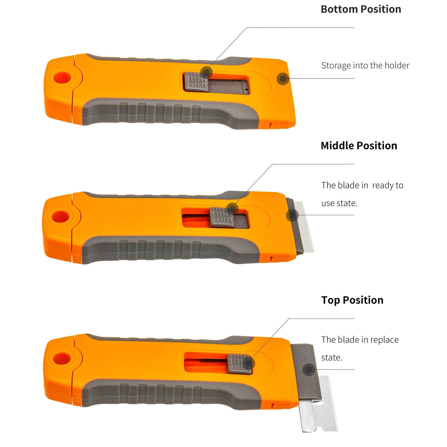 Raspador de cuchillas de afeitar con 15 cuchillas adicionales, raspador de cuchillas de limpieza para vidrio, raspador de estufa para puerta de horno, raspador de estufa, raspador de vidrio para limpiar pintura de vidrio