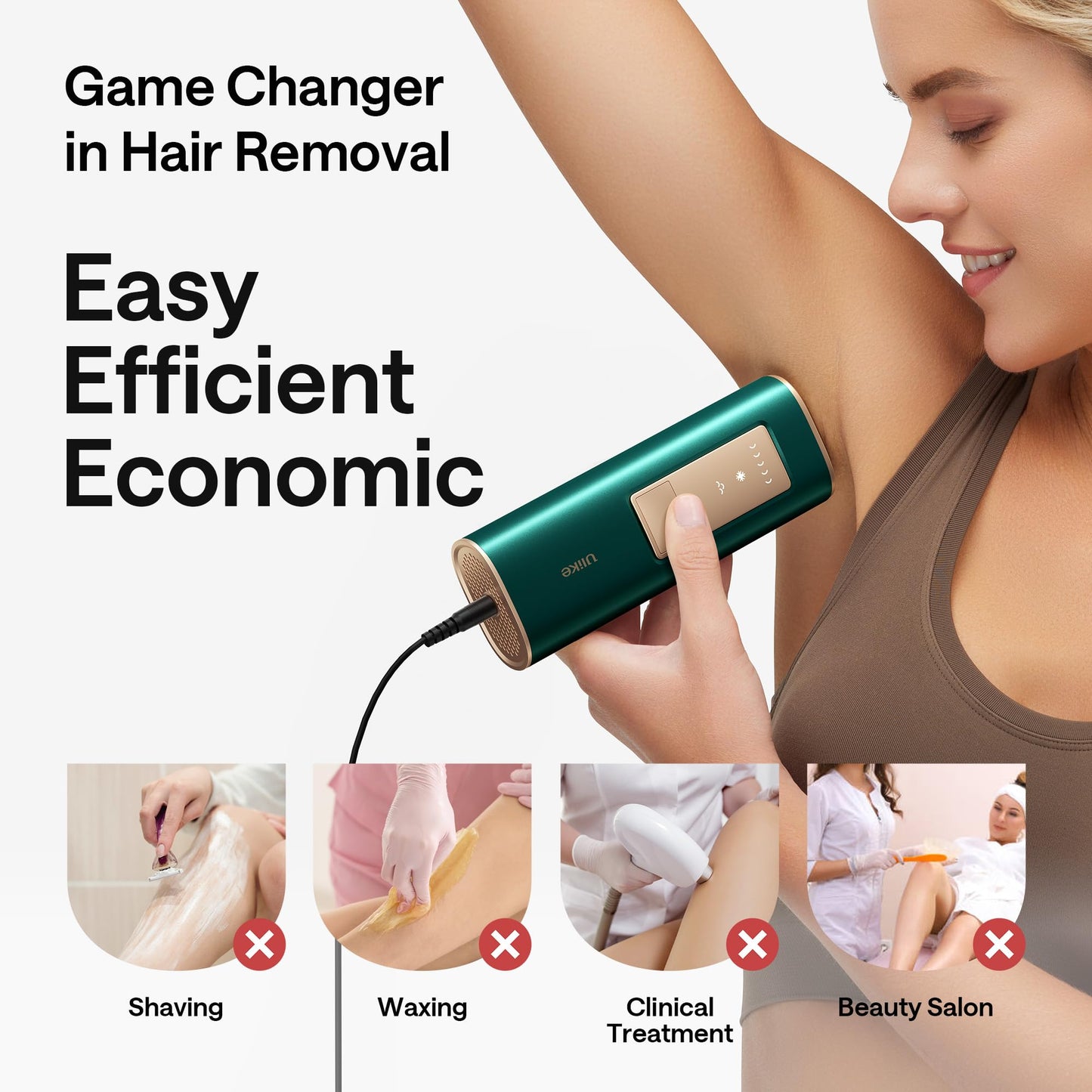 ***Ulike Laser Hair Removal for Women and Men, Air+ IPL Hair Removal Device with Ice-Cooling Technology for Nearly Painless Result, Safe&Long-Lasting for Reducing in Hair Growth for Body & Face