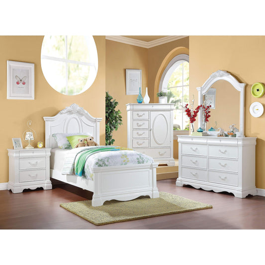 ACME Furniture Estrella Twin Bed, White